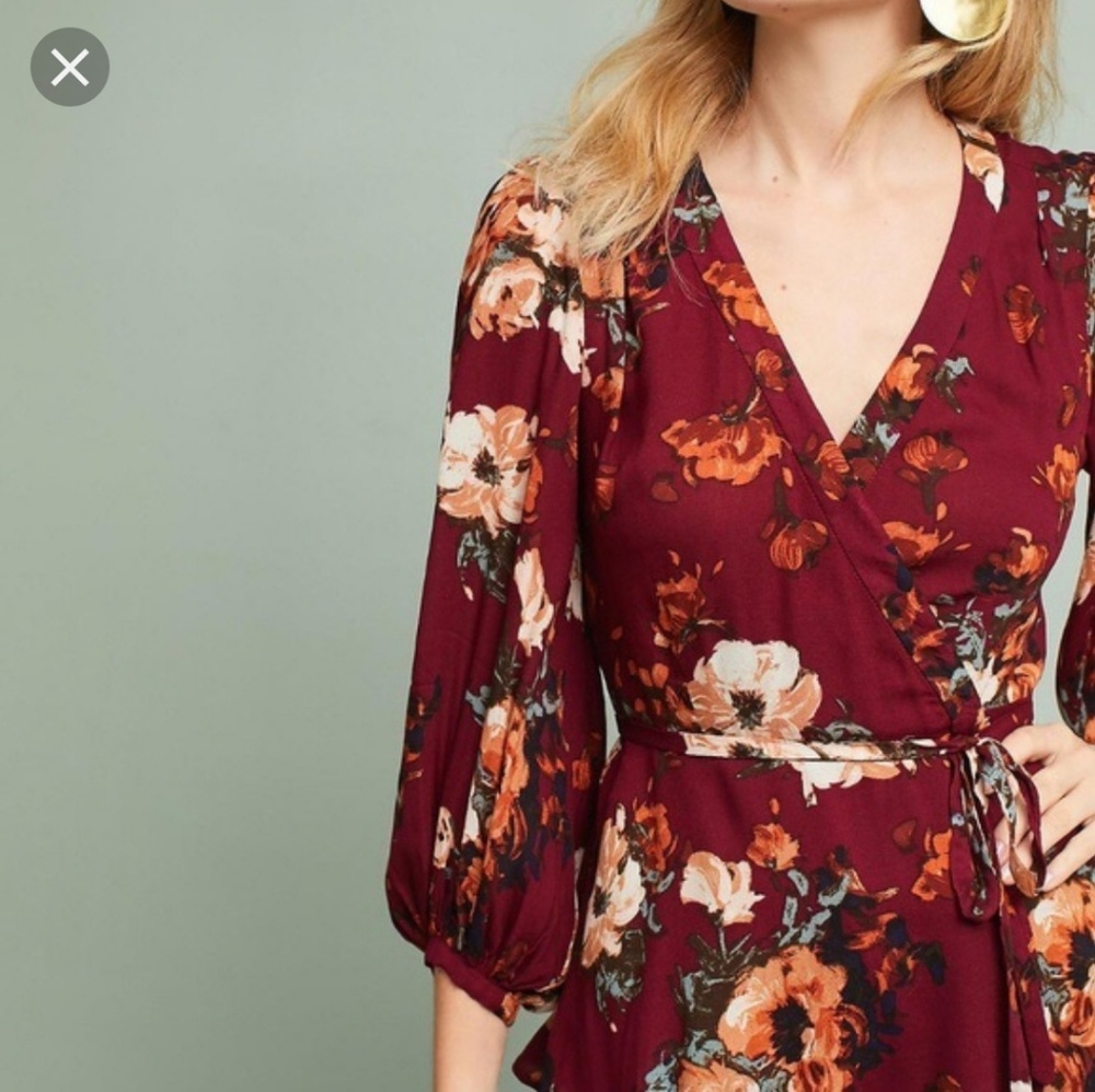 HD in Paris Floral Wrap Top